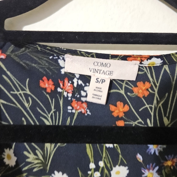 Como Vintage Floral Top - Picture 4 of 5